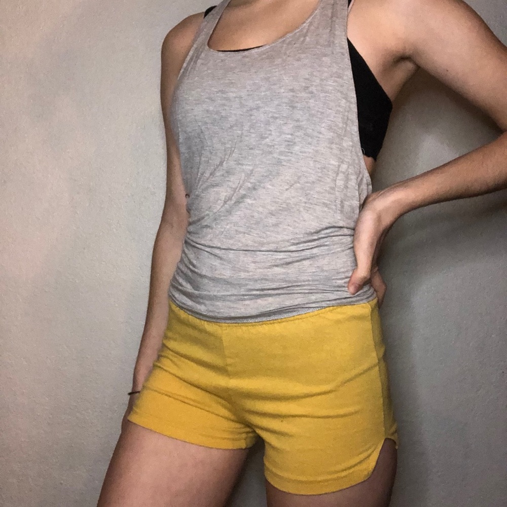 Yellow Soffe Shorts